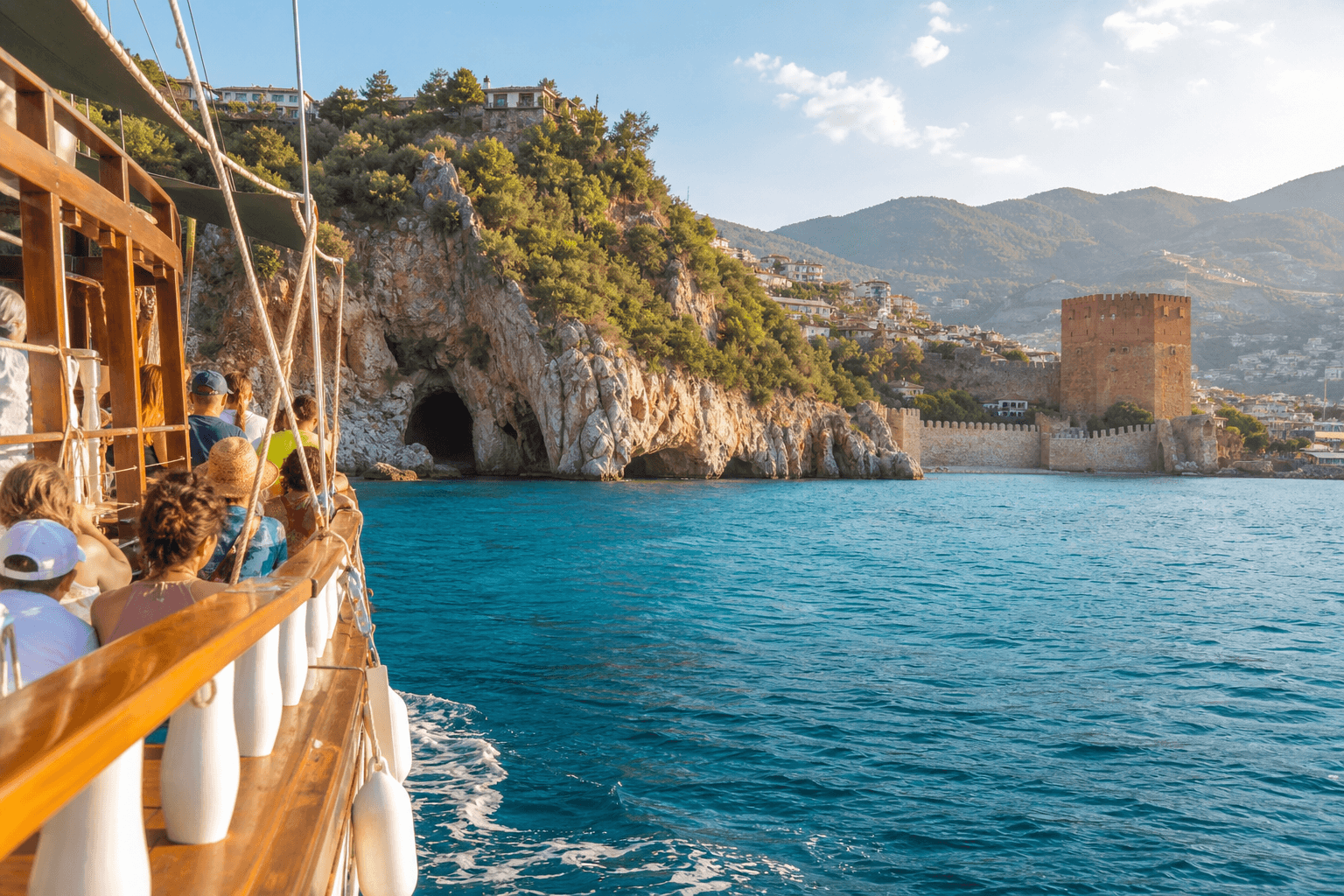 Alanya Bootstour: Höhlen, Roter Turm und Kleopatra-Strand