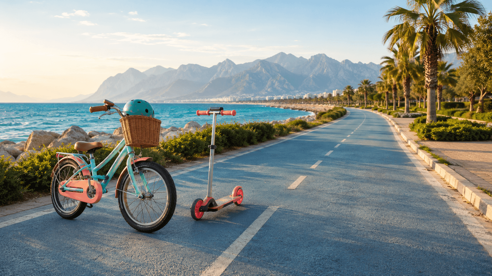 Antalya’da çocukla scooter/bisiklet: güvenli rota ve pratik plan