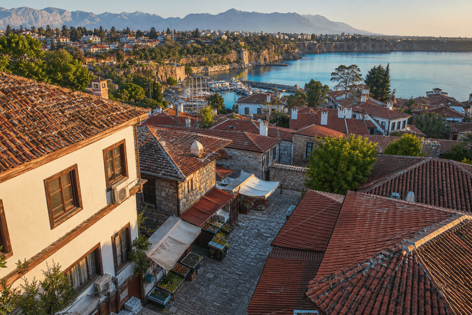 An welchem Tag welcher Stadtteil in Antalya? Markt-Route