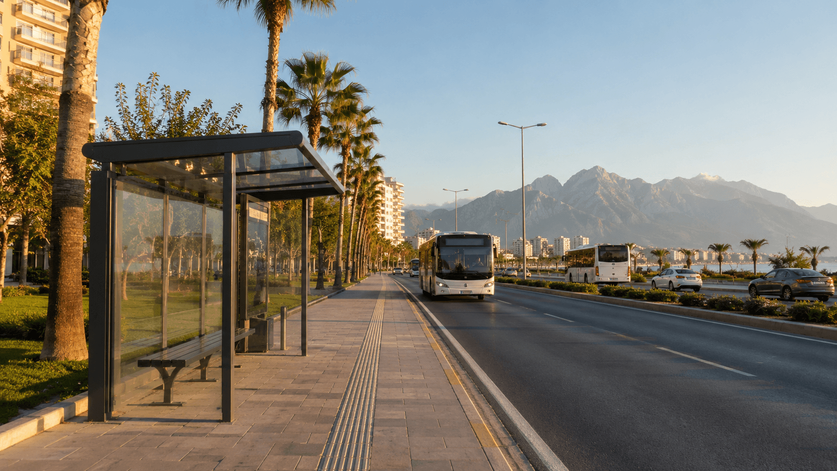 Antalya’da otobüs beklerken zaman kazanma: durak-saat-yük yoğunluğu