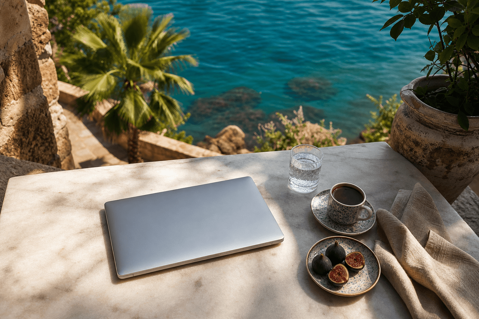 Erlesene Tagesrhythmen für Remote Work in Antalya