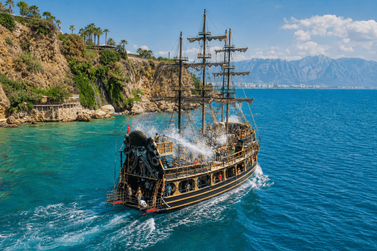 Antalya Bootstour: Piratenschiff und Spaß auf dem Meer