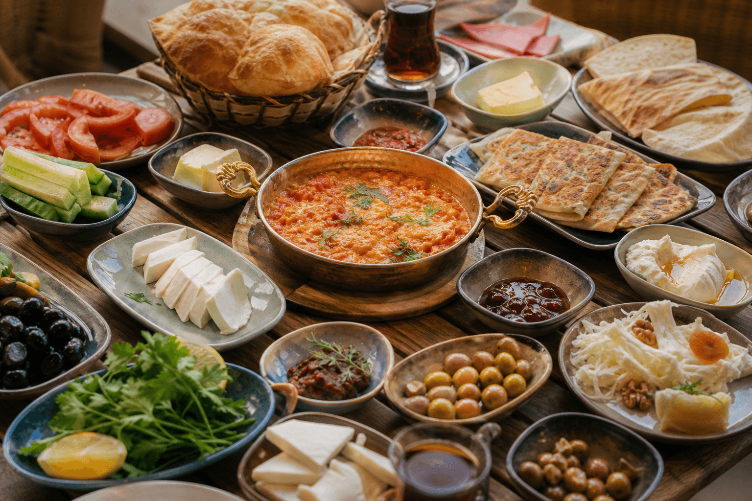 Frühstück in Antalya: Serpme vom Meer bis in die Berge