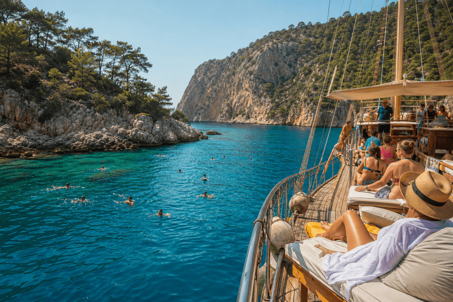 Antalya Boat Tour Guide: Bays, Swim Stops, and What's Included