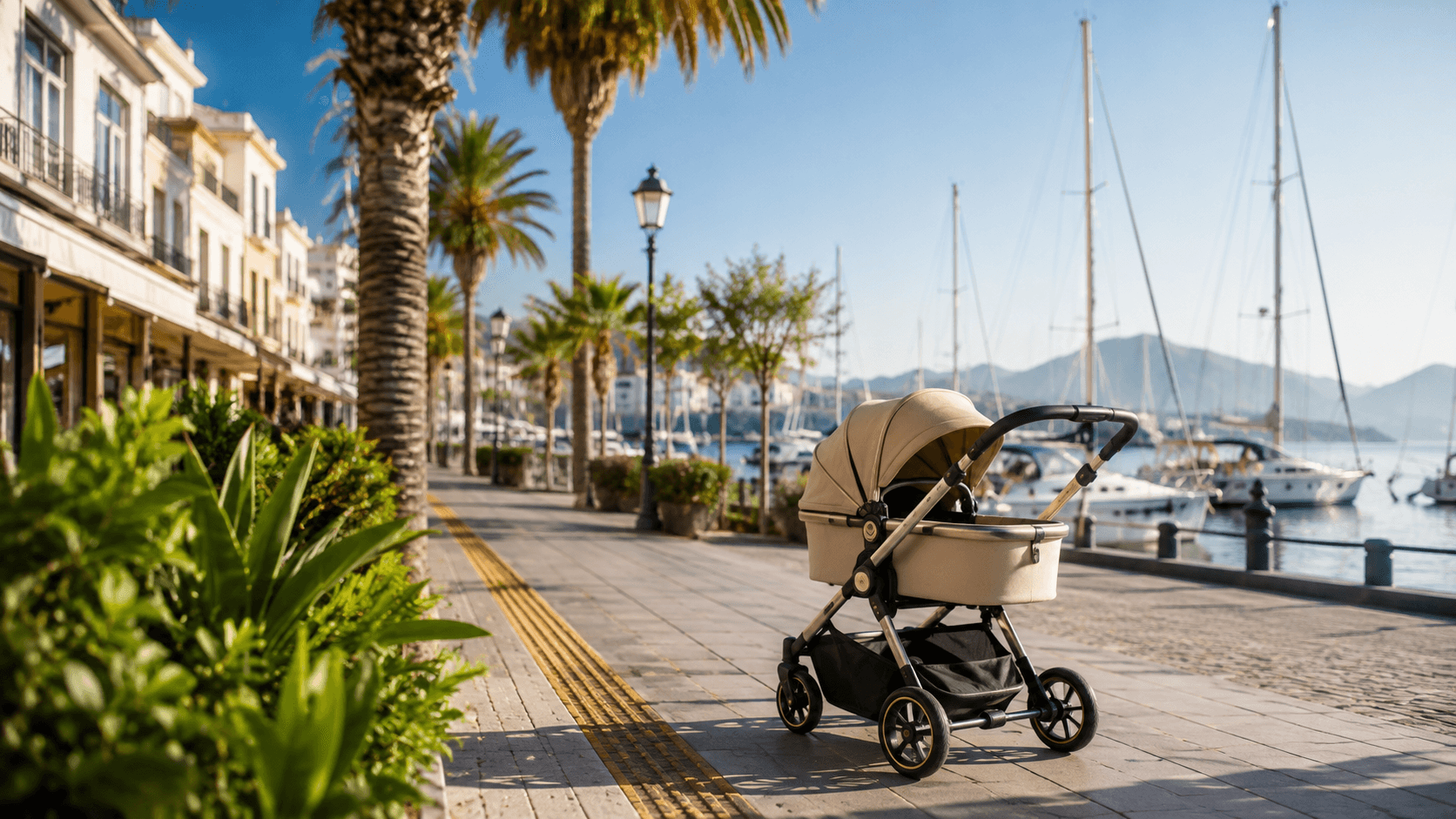 Kaleiçi–Marina akıllı yürüyüş planı: bebek arabasıyla yokuşu yönet