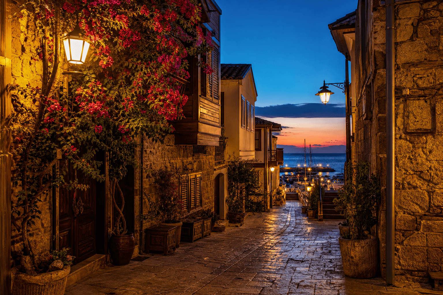An evening in Kaleiçi: from sunset to midnight