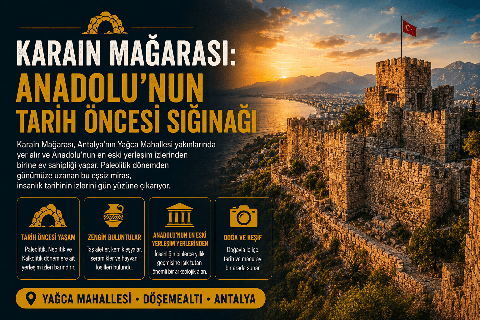 Karain Mağarası: Anadolu'nun Tarih Öncesi Sığınağı