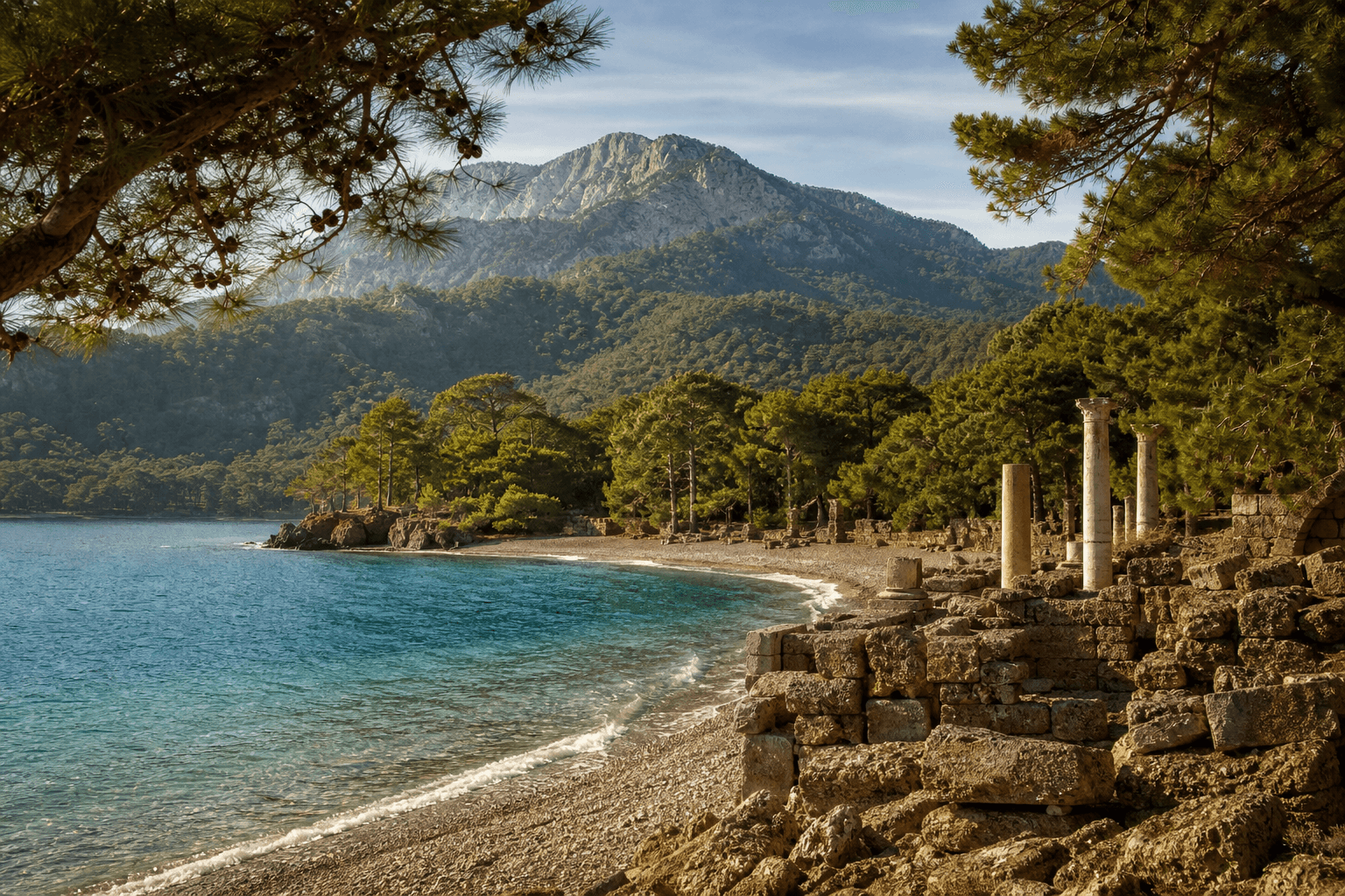 Best Places to Visit in Kemer: Sea Meets Pine Mountains