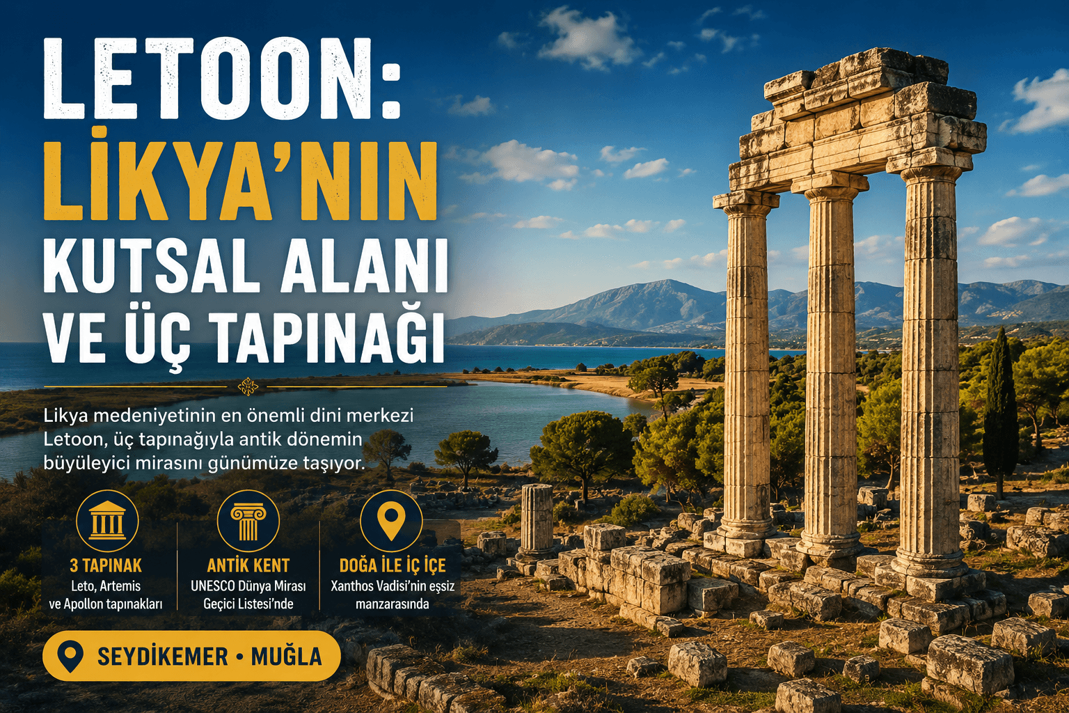 Letoon: The Sacred Sanctuary of Lycia and Its Three Temples