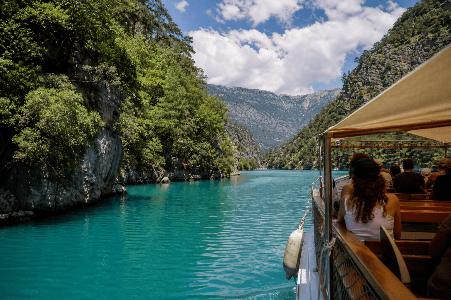 Manavgat Bootstour: Green Canyon, Fluss & Wasserfall