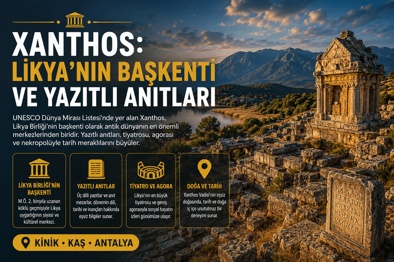 Xanthos: Capital of Lycia and Its Inscribed Monuments