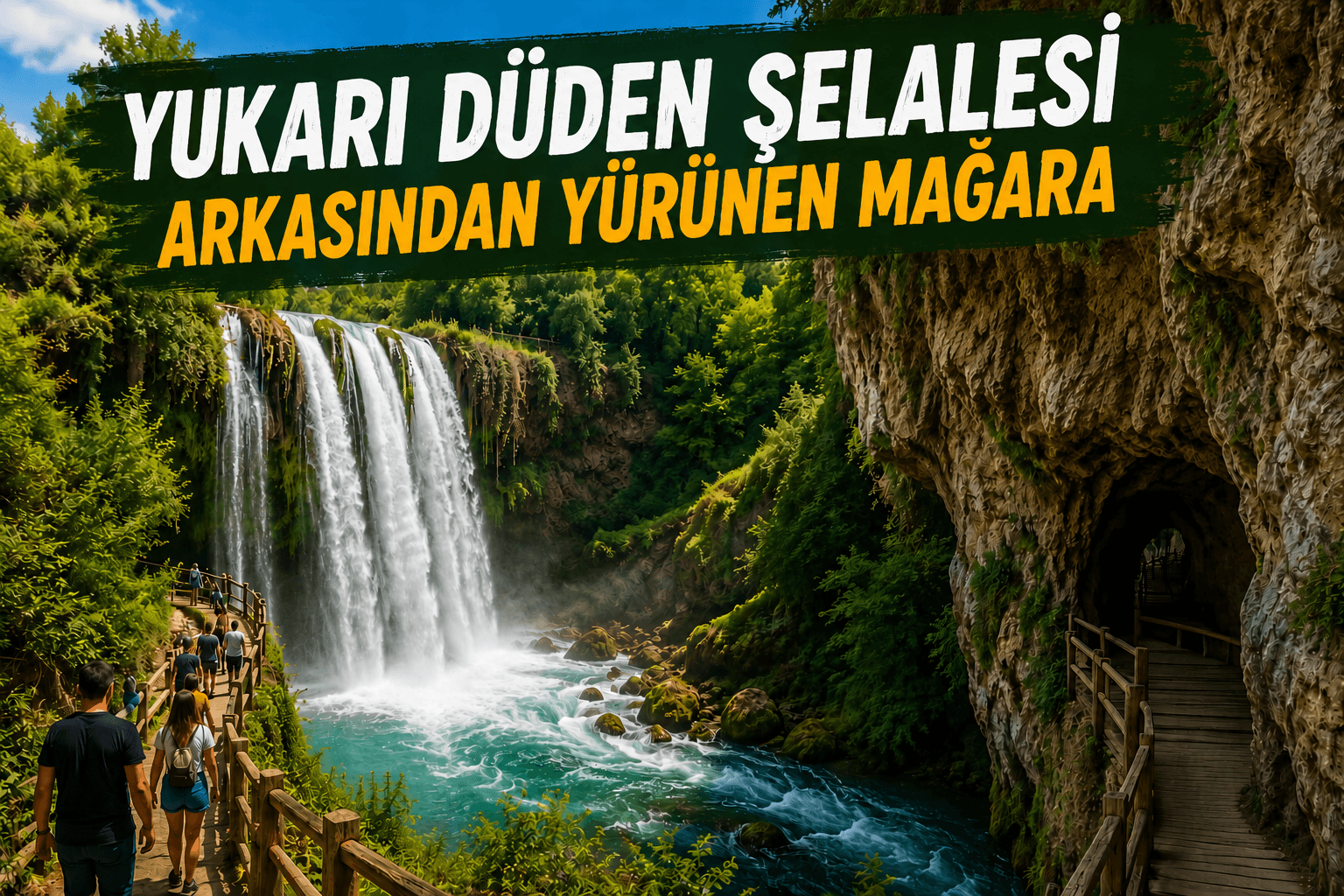 Upper Düden Waterfall: The Cave You Walk Behind