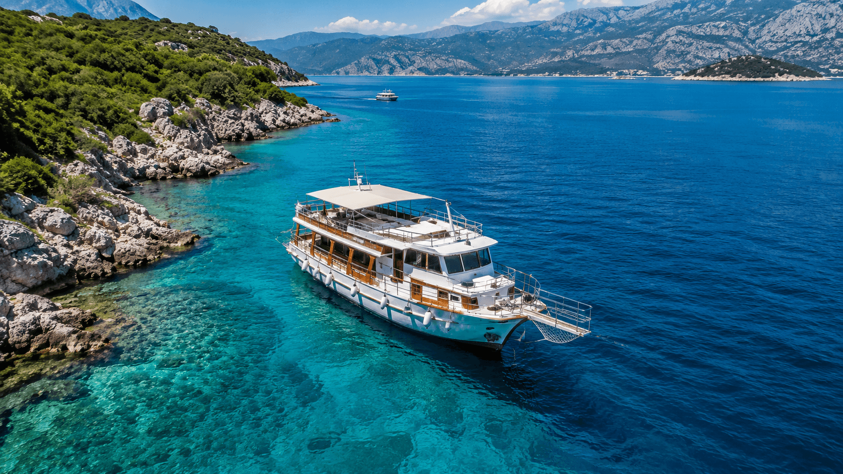 Boat tour from Kemer: Phaselis coves and the coasts of Olympos